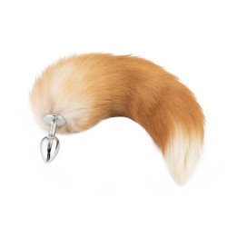 orange metal fox anal tail 16