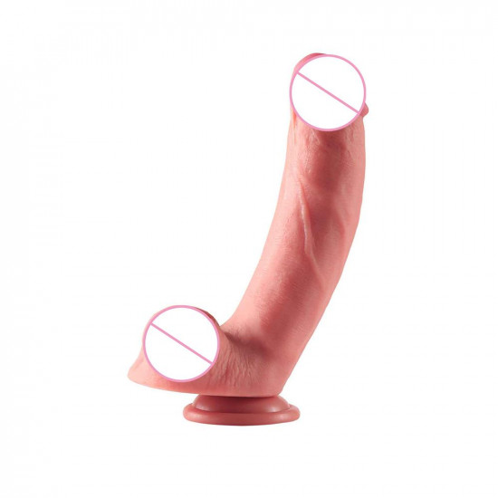 liz- realistic silicone suction cup dildo 6 inch