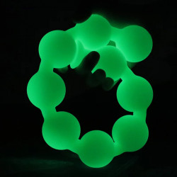long anal beads bdsm tail butt plug - big anal expansion luminous anal sex toy