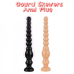 long anal beads butt plug - exotic strap on dildos vagina anal sex toys