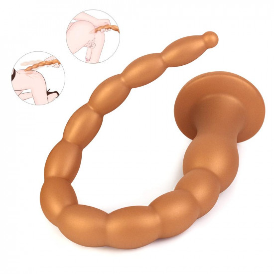 loren- silicone 25 inch huge anal bead