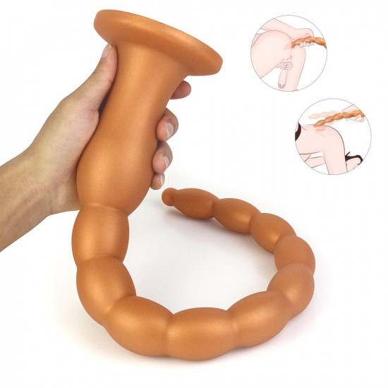 loren- silicone 25 inch huge anal bead