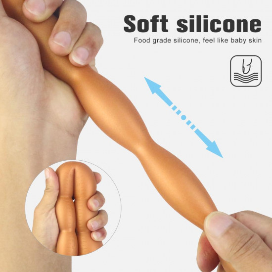 loren- silicone 25 inch huge anal bead