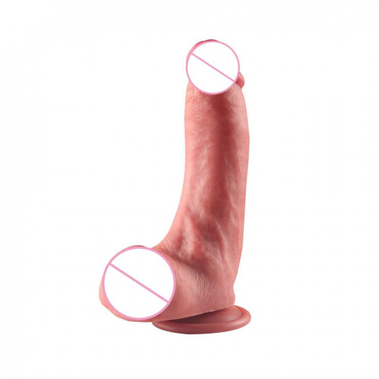 louve - realistic silicone waterproof dildo 6.5 inch