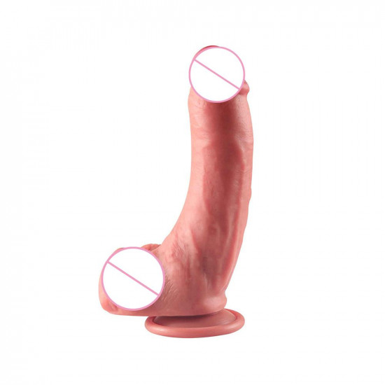 louve - realistic silicone waterproof dildo 6.5 inch