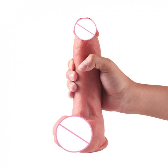 louve - realistic silicone waterproof dildo 6.5 inch