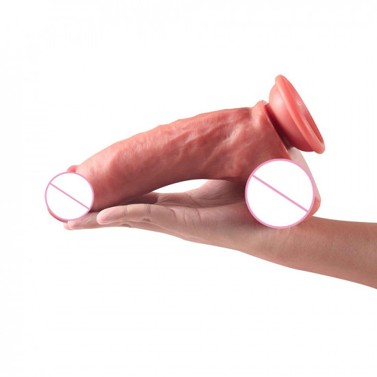 louve - realistic silicone waterproof dildo 6.5 inch