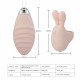 love moment rabbit smart heating remote control soft silicone vibrator