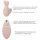 love moment rabbit smart heating remote control soft silicone vibrator