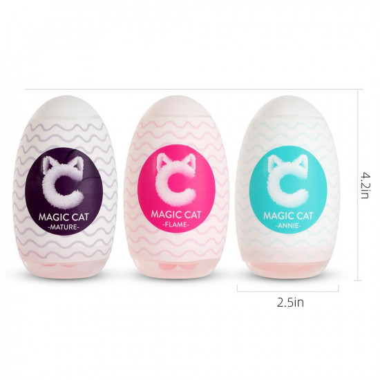 magic - set of 3 stroker eggs