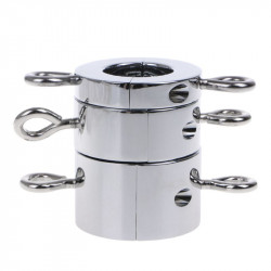 magnetic stainless steel scrotum pendant ball stretcher weight lock ring