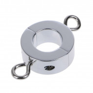 magnetic stainless steel scrotum pendant ball stretcher weight lock ring