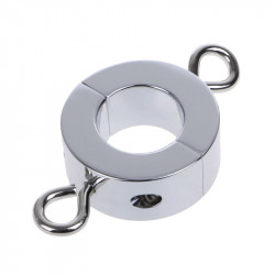magnetic stainless steel scrotum pendant ball stretcher weight lock ring