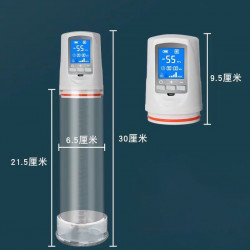 male penis pump masturbation cup - lcd panel vacuum sucking vagina sex toys for men