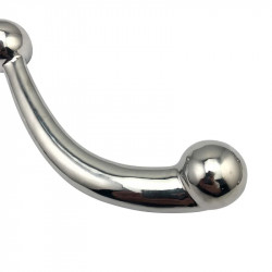 metal anal dildo butt plug - anal beads large dildo female male sex toys