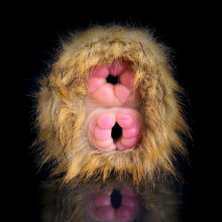 monkey pussy male masturbator - fur dual vaginal penis masturbation sex toy for men