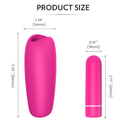mua - licking bullet vibrator detachable