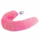 multicolor fox metal tail plug, 14 multicolor fox metal tail plug, 14