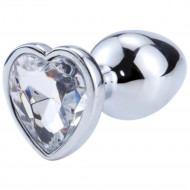 steel princess heart plug