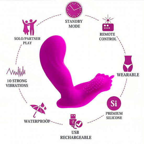 multi-frequency remote control vibrator waterproof anal plug for adult