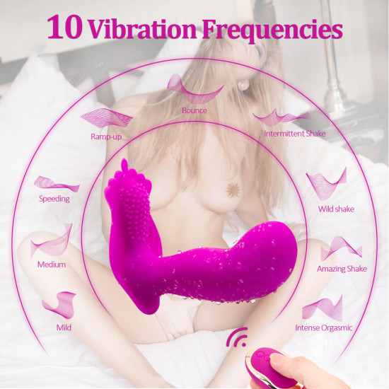 multi-frequency remote control vibrator waterproof anal plug for adult