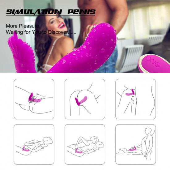multi-frequency remote control vibrator waterproof anal plug for adult