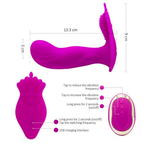 multi-frequency remote control vibrator waterproof anal plug for adult