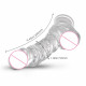 mx. smith - textured jelly suction cup dildo 8 inch