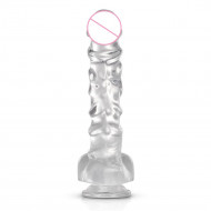 mx. smith - textured jelly suction cup dildo 8 inch