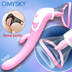 omysky tongue sucking licking heating oral vibrator sex toy