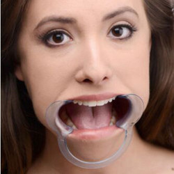 open mouth gag fetish slave ring
