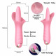 oral clitoral licking vibrator tickler sex toy for female