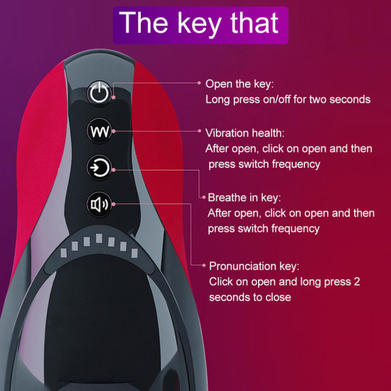 oral masturbator heating mouth smart induction sex toy