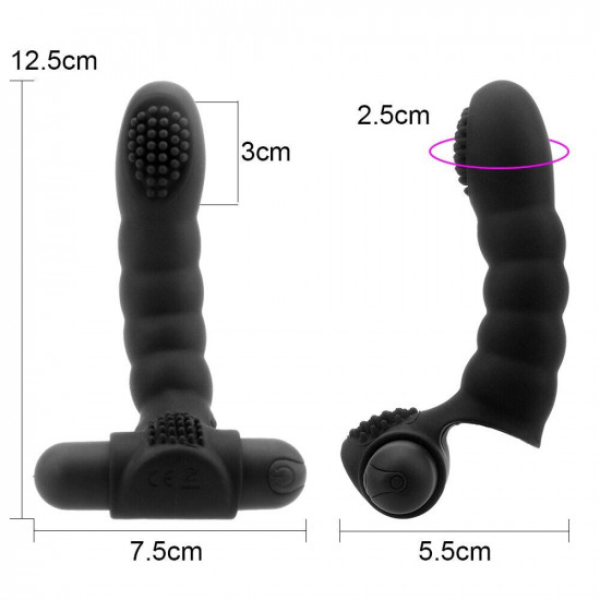 orissi charging silicone finger glove for g spot vagina stimulation