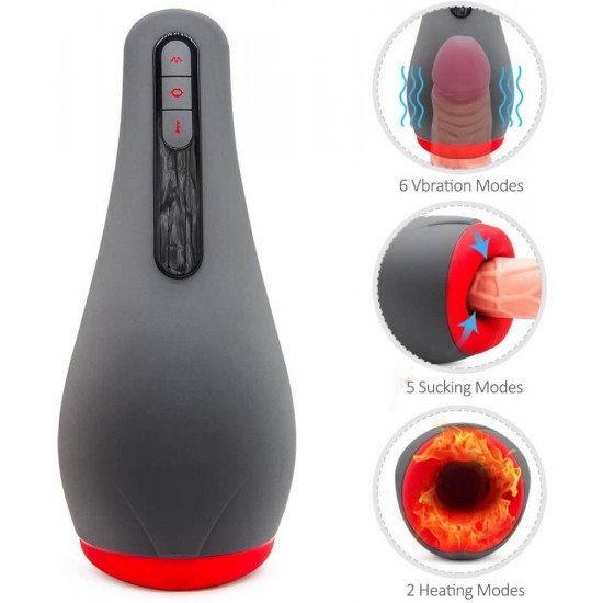 otouch intelligent heating oral blowjob penis suck vibrating toy