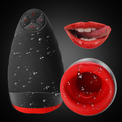 otouch upgraded vibrating masturbator intelligent heating waterproof oral toy