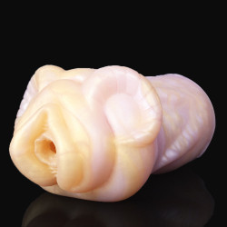 peach sheep pocket pussy masturbator - fantasy silicone stroker masturbation cup for men