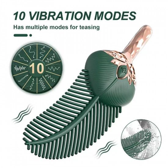 peacock feather green waterproof small vibrator peacock feather green waterproof small vibrator