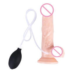 penis squirting dildo butt plug - realistic dildos strapon ejaculating female sex toys