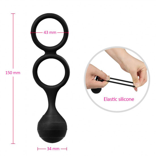 masturbation ball penis exerciser gravity ball weight ring