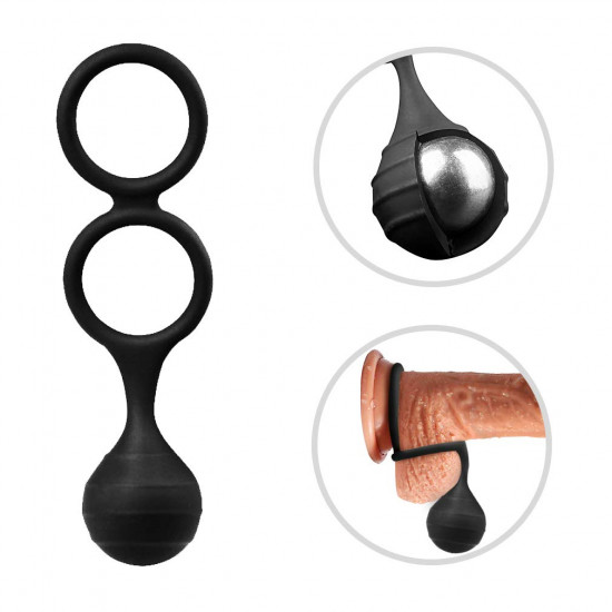 masturbation ball penis exerciser gravity ball weight ring