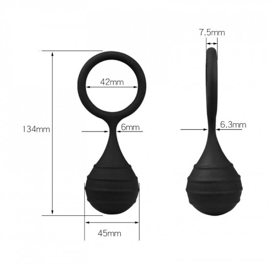 masturbation ball penis exerciser gravity ball weight ring