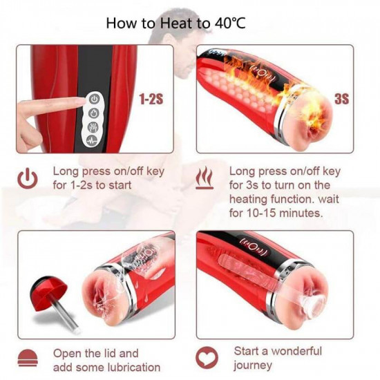 automatic penis sucker heating voice penis stroker automatic penis sucker heating voice penis stroker