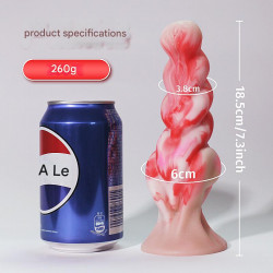 pink anaconda dildo 7 inch soft silicone
