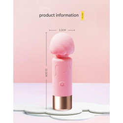 pink ice cream rechargeable small vibrator