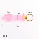 small glass anal plug transparent crystal sex toy