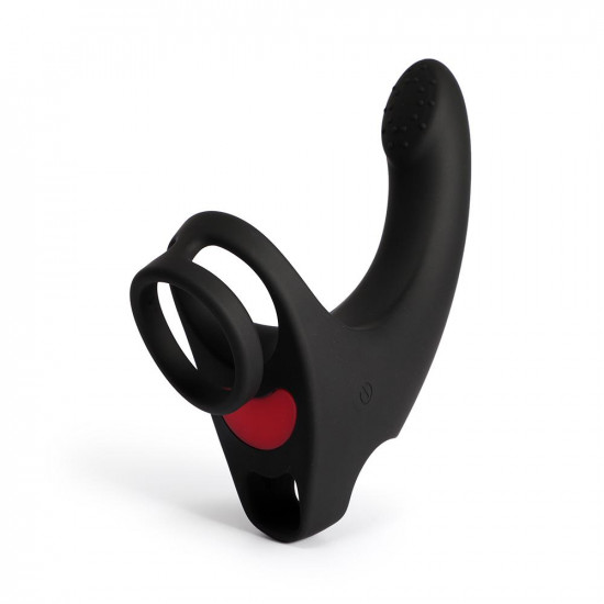 piotr - dual multi-function cock ring vibrating butt plug