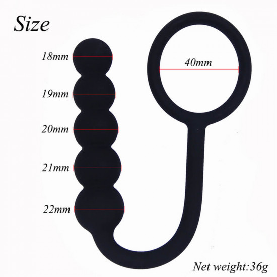 premium anal beads with penis ring for men masturbation anal plug premium anal beads with penis ring for men masturbation anal plug