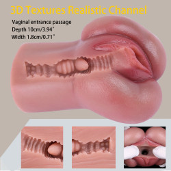 premium realistic vaginal pocket pussy - soft silicone penis blowjob penis masturbation cup