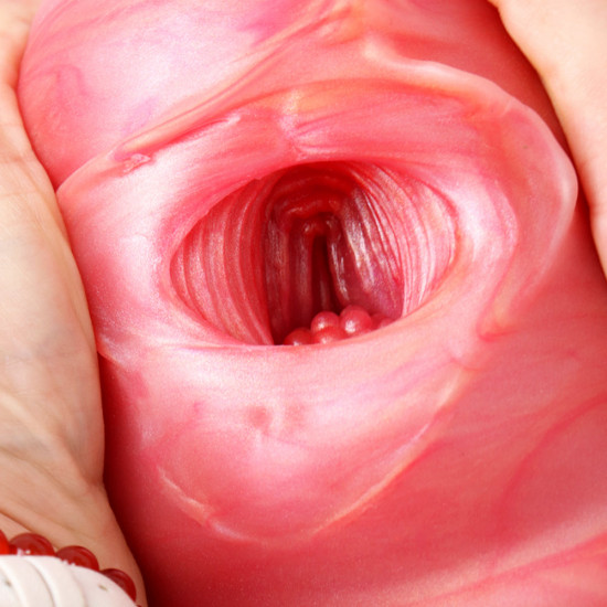 premium silicone pocket pussy male masturbator - blood-toned soft vaginas sex toy for men premium silicone pocket pussy male masturbator - blood-toned soft vaginas sex toy for men
